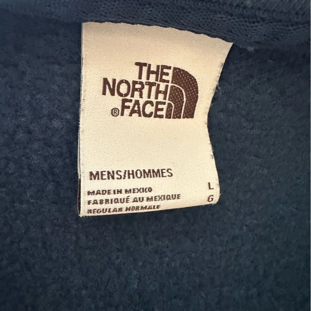 The North Face Men's Heritage Patch Crew Sweatshirt Blue Sz L